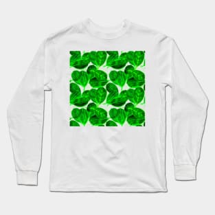 Foliage seamless pattern Long Sleeve T-Shirt